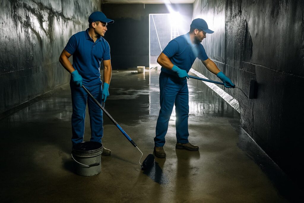 Basement waterproofing by MCS