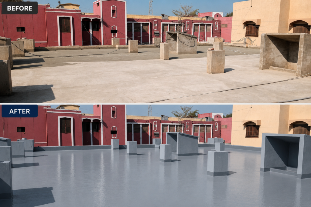 Roof Waterproofing Services cost Per Sq ft
